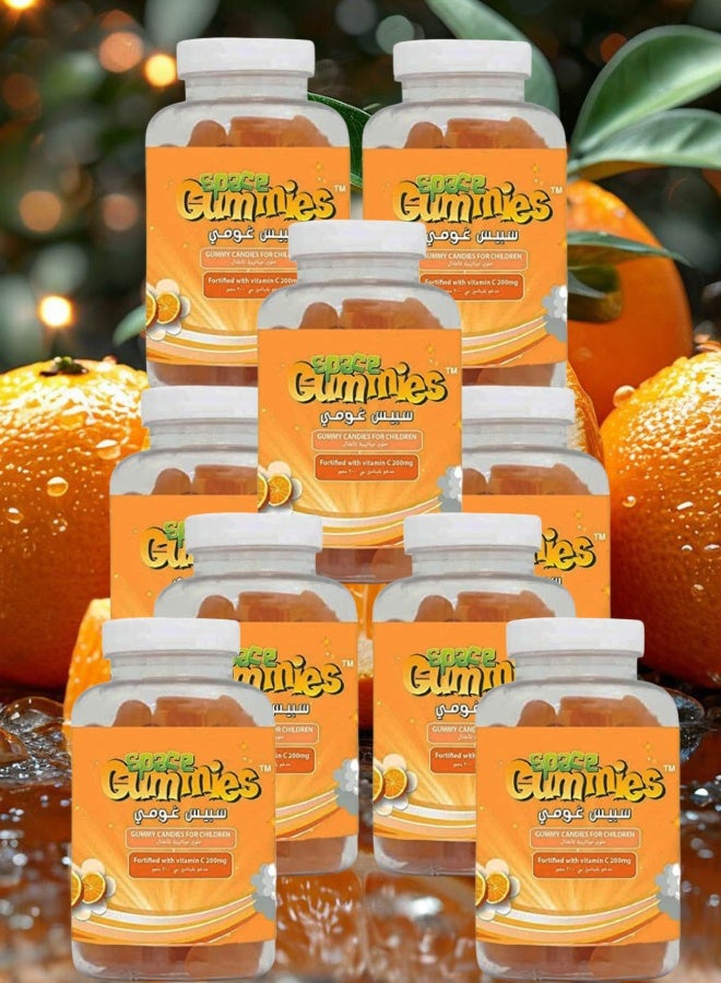 SPACE GUMMIES 9 Pieces Space Gummies Vitamin C 60 Gummies - Image 1